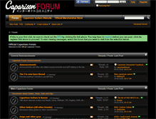 Tablet Screenshot of caparisonforum.com